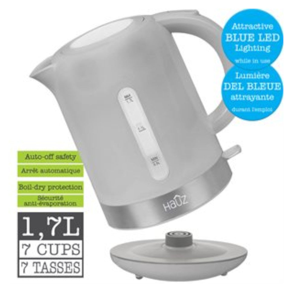 HAUZ AKL1992 Cordless Kettle with LED Light 1.7L