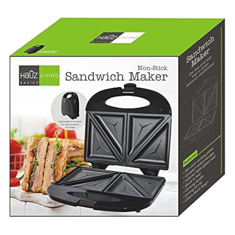 HAUZ ASM289 Non-Stick Compact Sandwich Maker