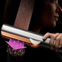 Load image into Gallery viewer, DYSON OFFICIAL OUTLET- Airstrait Straightener- Bright Nickel/Rich Copper- Refurbished (EXCELLENT) with 1 year Dyson Warranty
