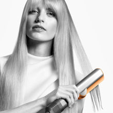 Load image into Gallery viewer, DYSON OFFICIAL OUTLET- Airstrait Straightener- Bright Nickel/Rich Copper- Refurbished (EXCELLENT) with 1 year Dyson Warranty
