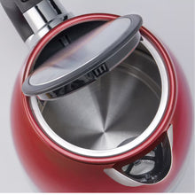 Load image into Gallery viewer, BETTY CROCKER BC-3710CMRWM Red Metallic 7-Cup Cordless Electric Kettle
