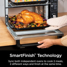 Load image into Gallery viewer, NINJA DCT401 12-in-1 Double Oven with FlexDoor, FlavorSeal &amp; Smart Finish - Factory serviced with Home Essentials warranty
