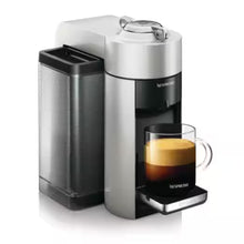 Load image into Gallery viewer, NESPRESSO Vertuo Coffee &amp; Espresso Machine by De&#39;Longhi with Aeroccino Milk Frother - Silver - ENV135SAECA
