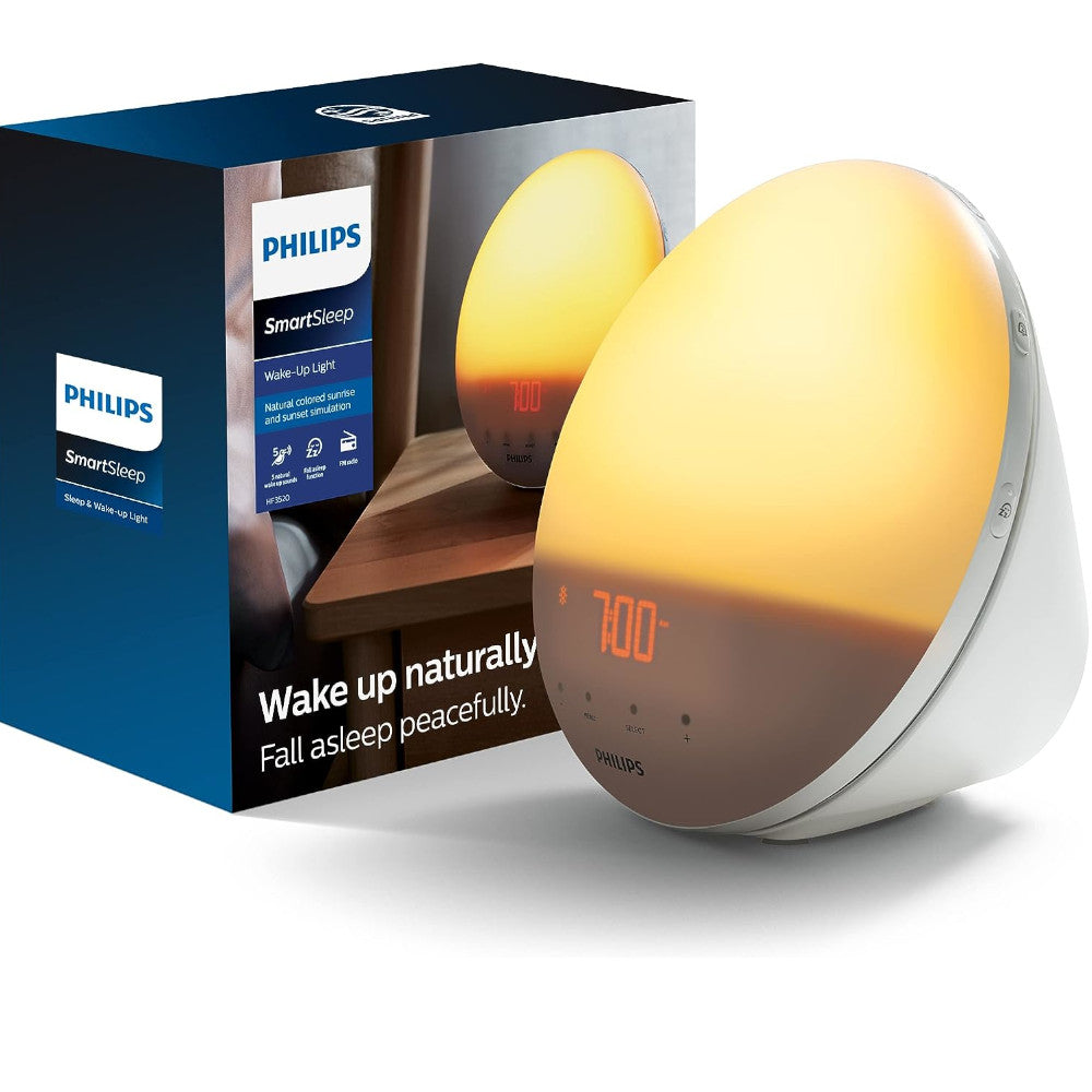 PHILIPS HF3520/60 Simulation de lever de soleil colorée avec lumière de réveil