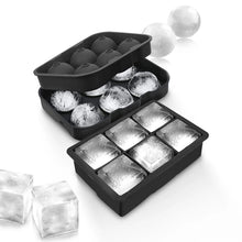 Load image into Gallery viewer, 2 in 1 Pack Large Silicone Ice Cube Tray Mold
