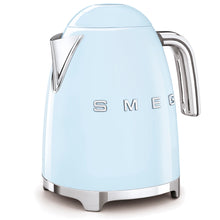 Load image into Gallery viewer, SMEG KLF03PBUS 50&#39;s Style Pastel Blue Kettle - Certified open box
