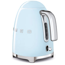 Load image into Gallery viewer, SMEG KLF03PBUS 50&#39;s Style Pastel Blue Kettle - Certified open box
