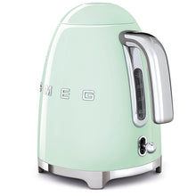 Load image into Gallery viewer, SMEG KLF03PGUS 50&#39;s Style Pastel Green Kettle - Certified open box
