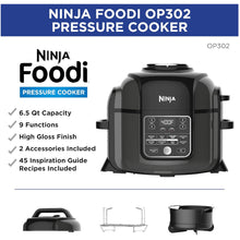 Load image into Gallery viewer, NINJA Ninja OP302 Foodi 9-in-1 Pressure Cooker &amp; Air fryer - Factory serviced with Home Essentials warranty
