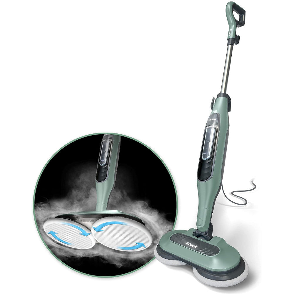 SHARK S7005C Steam & Scrub All-in-One Scrubbing and Sanitizing Hard Floor Steam Mop - Factory serviced with Home Essentials warranty