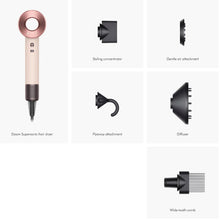 Charger l&#39;image dans la galerie, DYSON OFFICIAL OUTLET Supersonic Hair Dryer Ceramic Pink/Rose Gold - Refurbished with 1 year Dyson Warranty - (Excellent)
