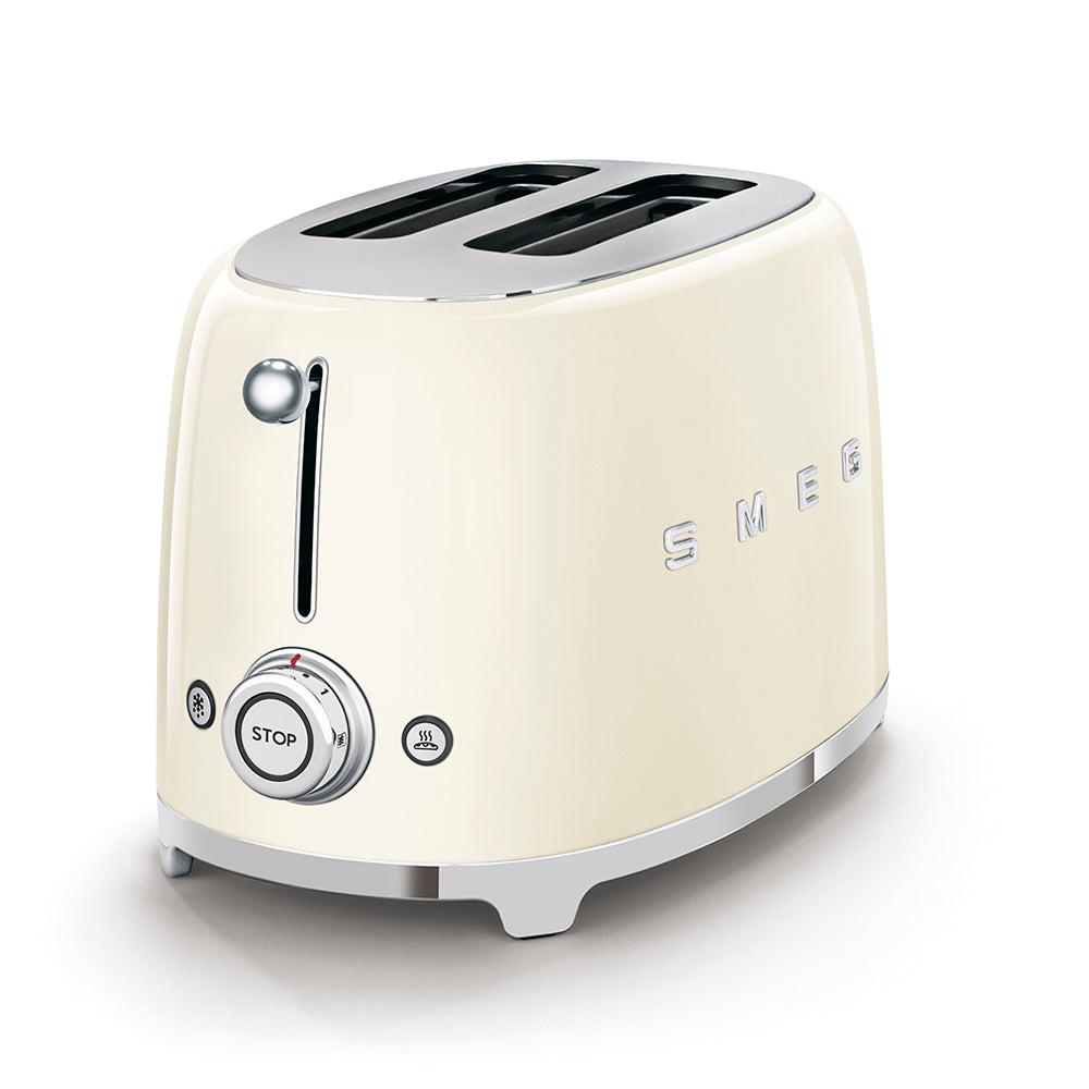 SMEG TSF01CRUS Retro 50's Style Cream 2-Slice Toaster- Certified open box