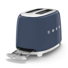 Load image into Gallery viewer, SMEG TSF01NBUS Retro 50&#39;s Style Navy Blue 2-Slice Toaster- Certified Open Box
