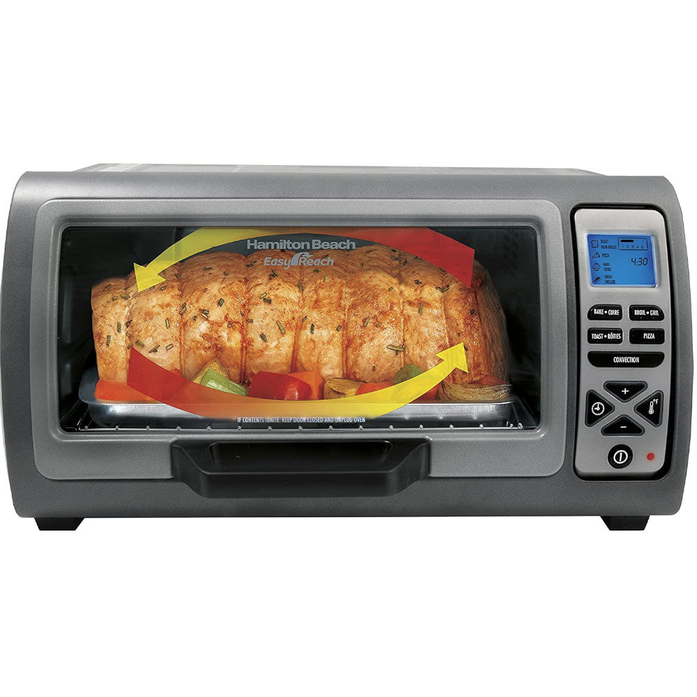 Hamilton beach easy reach digital toaster oven best sale