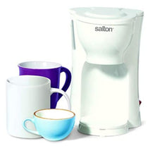 Charger l&#39;image dans la galerie, SALTON FC1026 Mini cafetière goutte à goutte compacte 1 tasse avec filtre à mailles réutilisable
